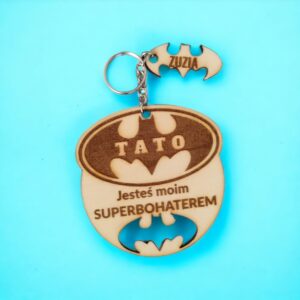 Brelok dla Taty Batman - personalizowany