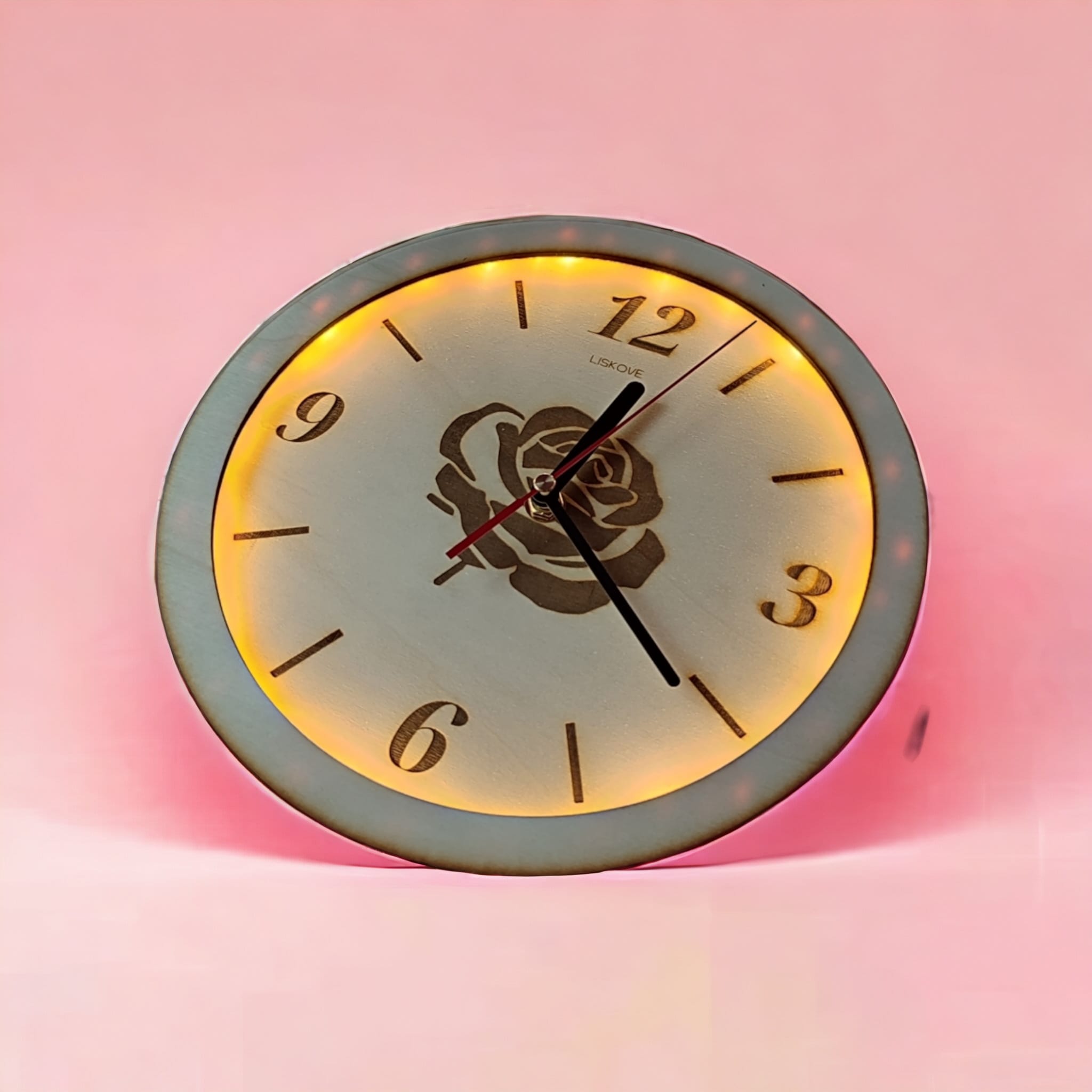 Zegar na ścianę podświetlany - obrazek 3