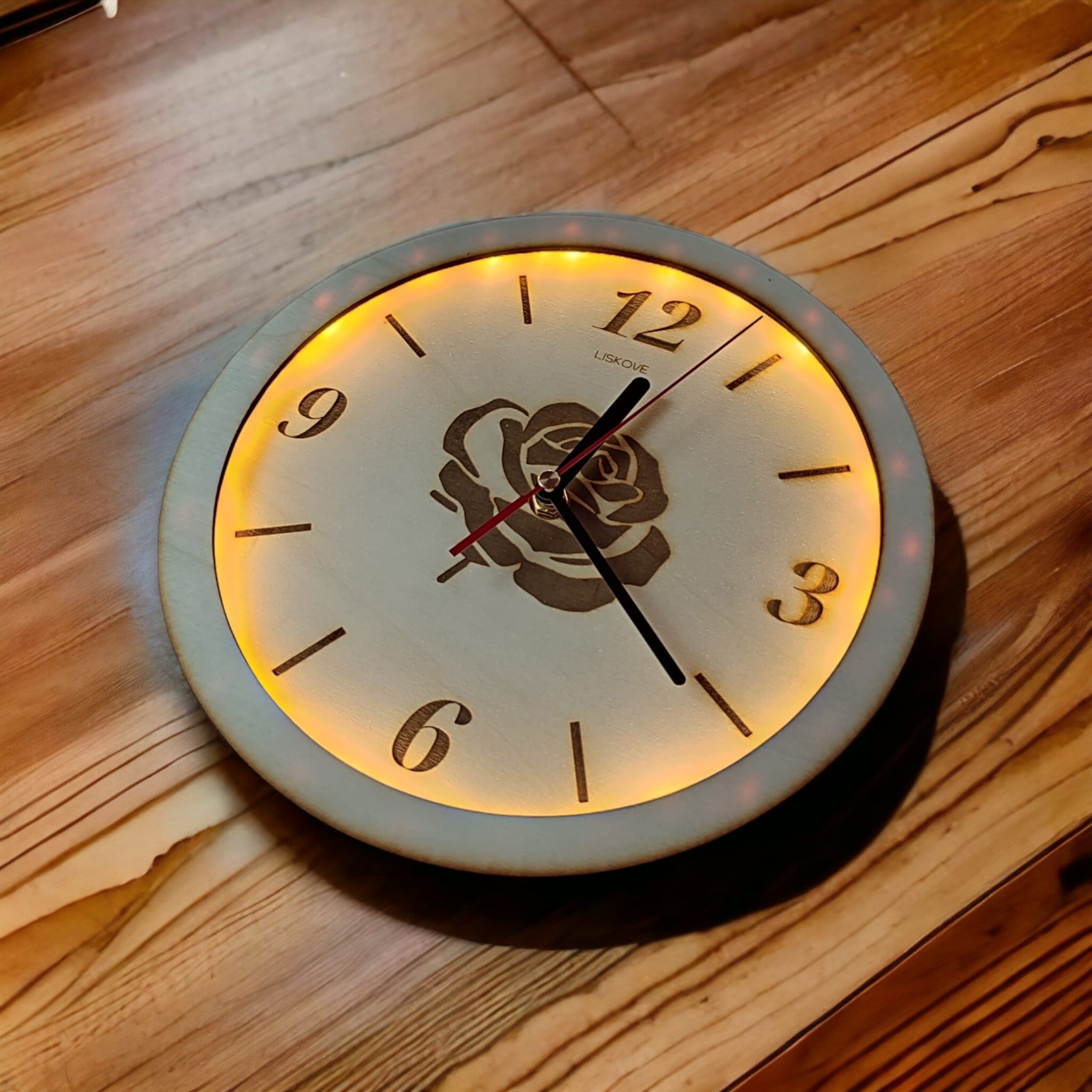 Zegar na ścianę podświetlany - obrazek 4