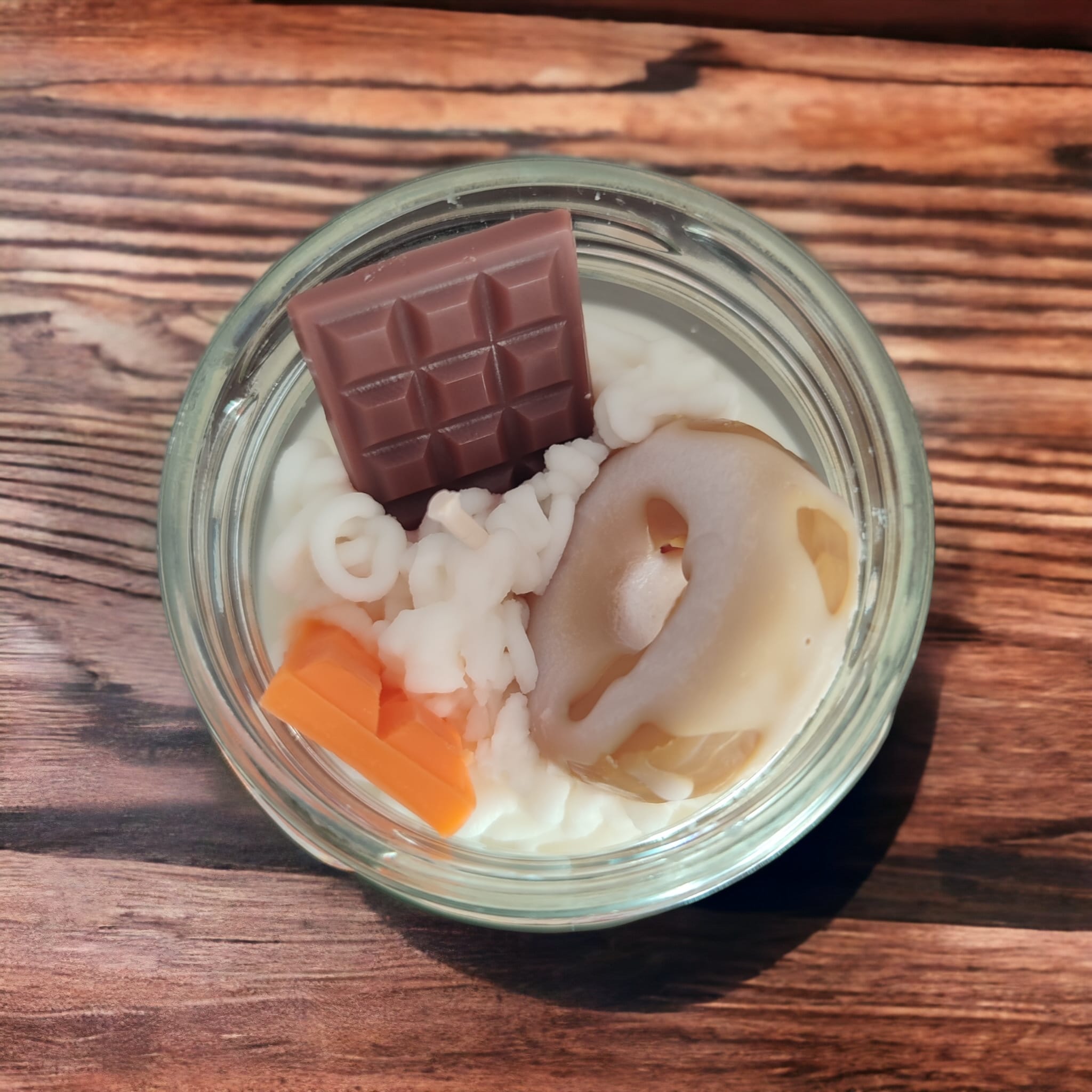 Świeca sojowa deser w słoiku 210 ml - zapachowa - obrazek 2