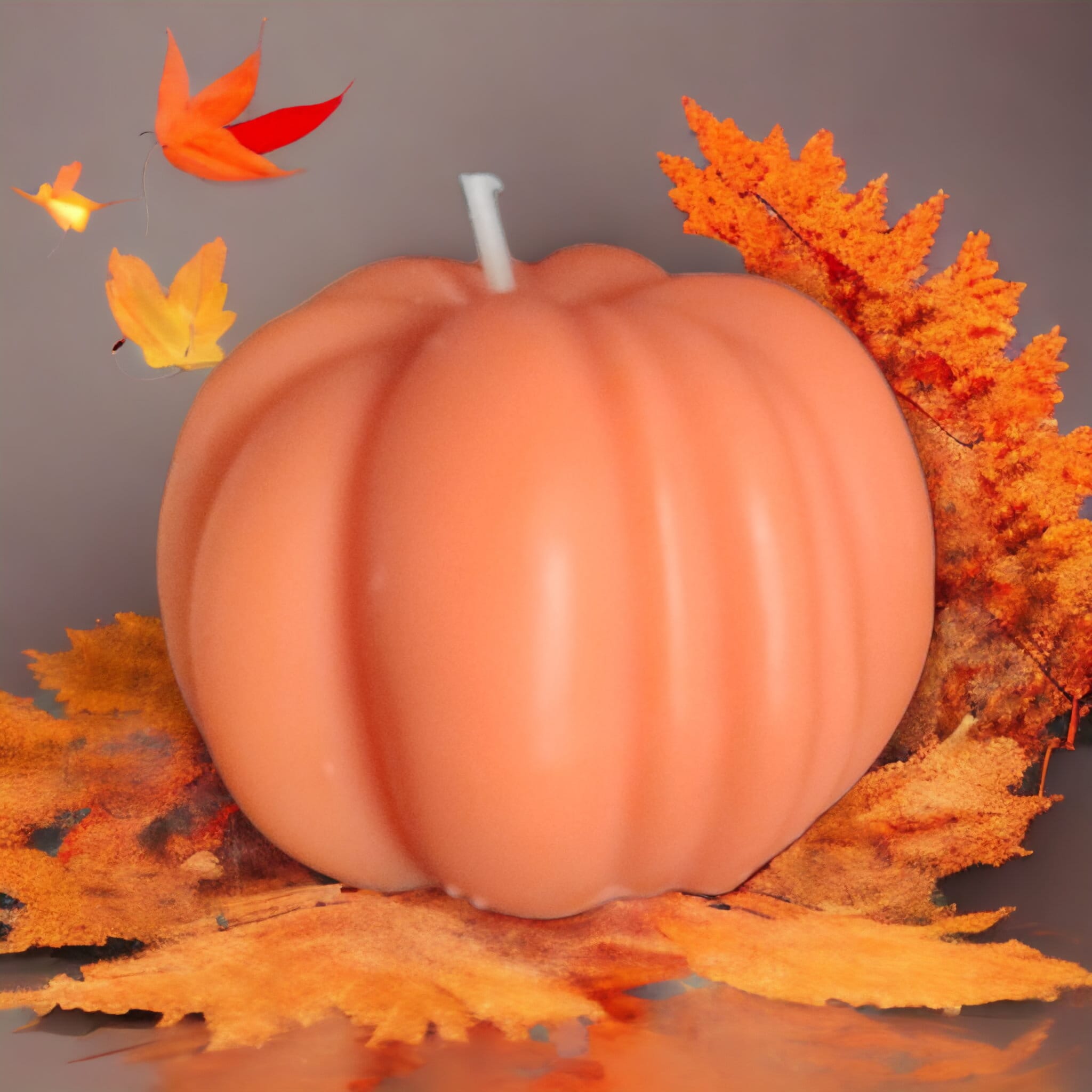 Świeca sojowa - Dynia - różne kolory i zapachy - obrazek 3