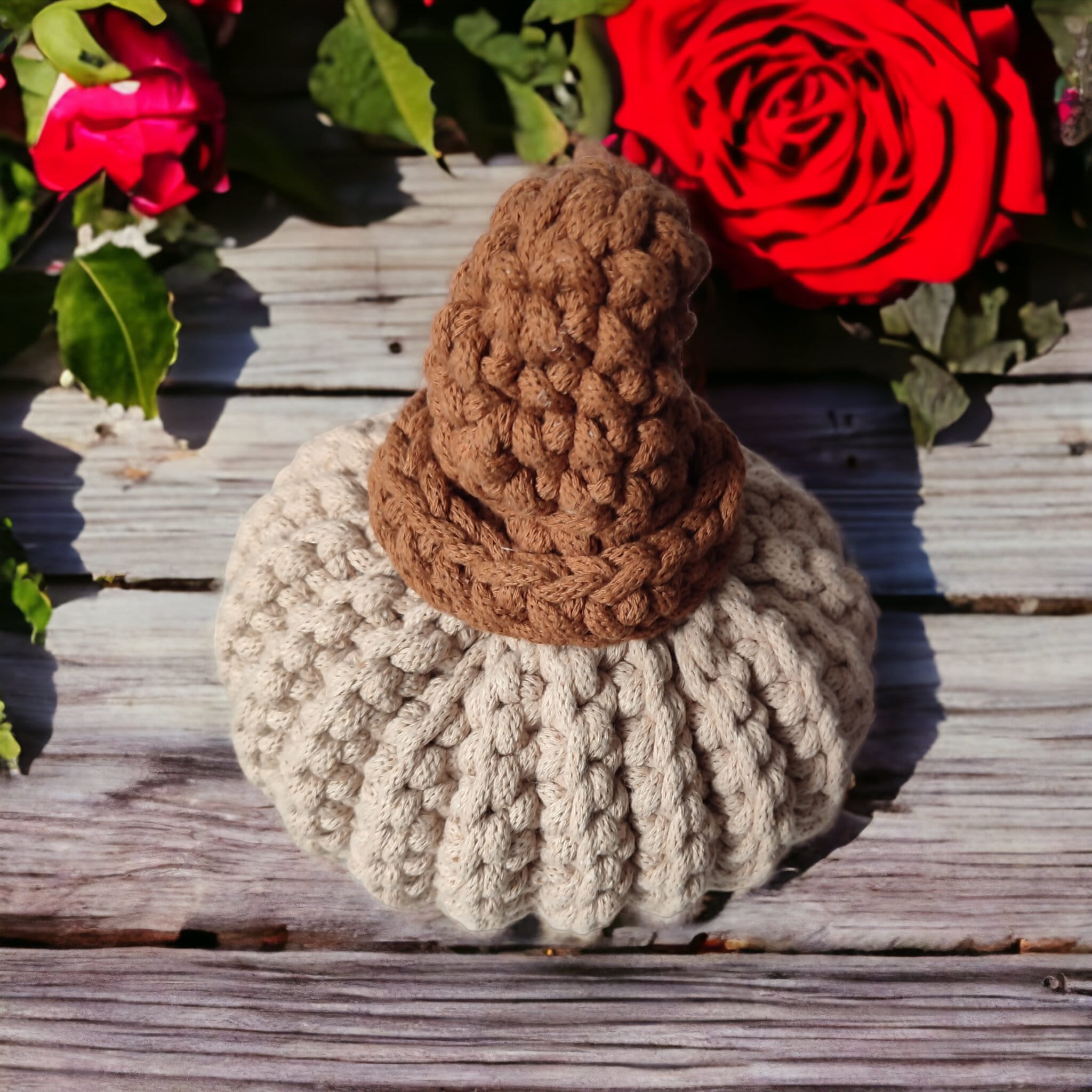 Dynia na szydełku ze sznurka - średnia - obrazek 2