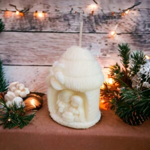 Świeca sojowa - Szopka Bożonarodzeniowa - różne kolory i zapachy