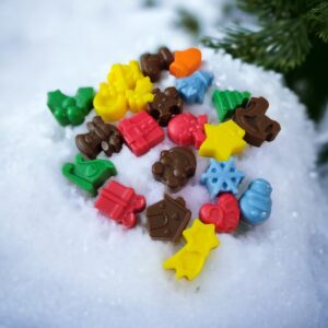 Wosk sojowy zapachowy do kominka podgrzewacza - 6 sztuk - różne kolory, zapachy i kształty