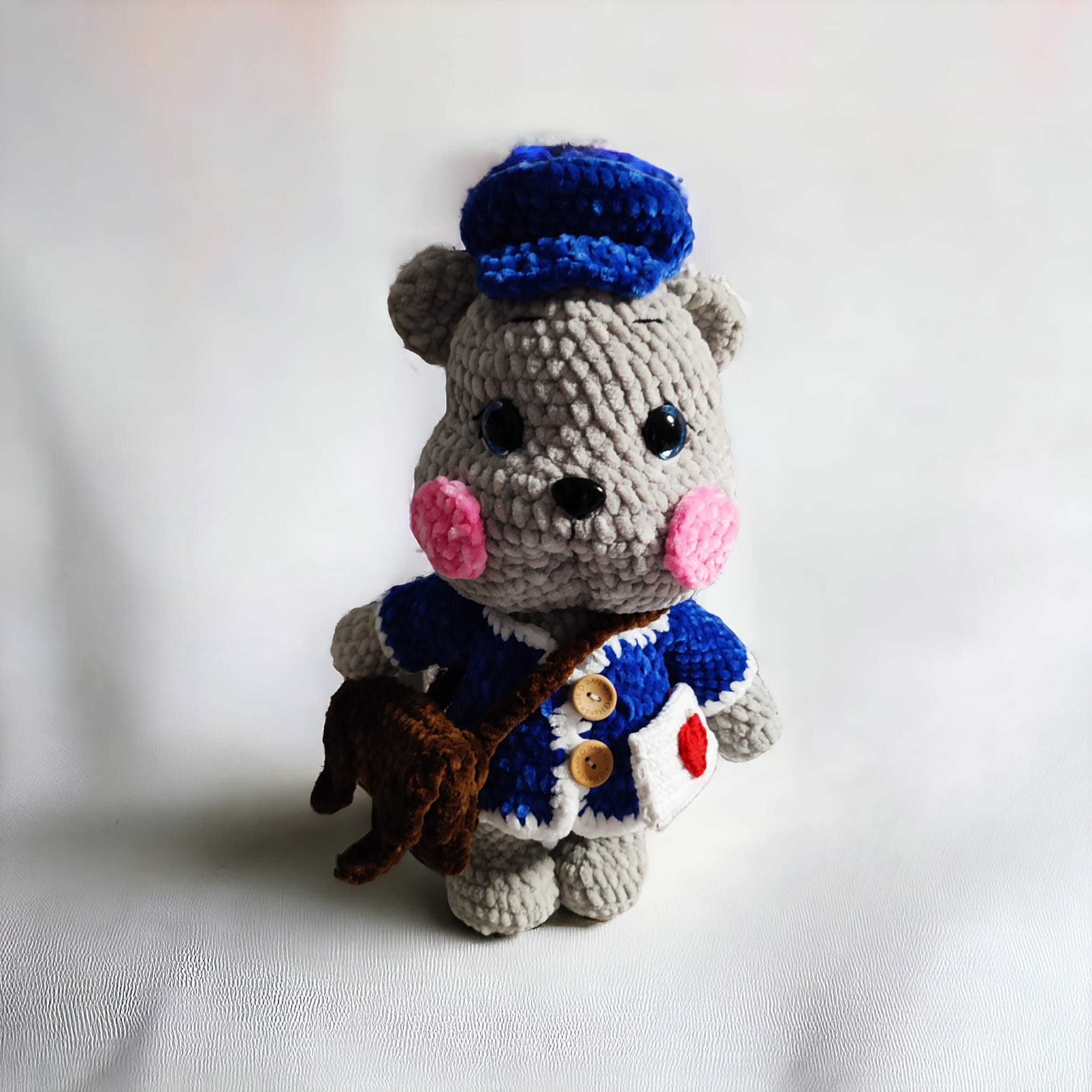 Miś na szydełku - Niedźwiadek Charlie - Miłosny Posłaniec