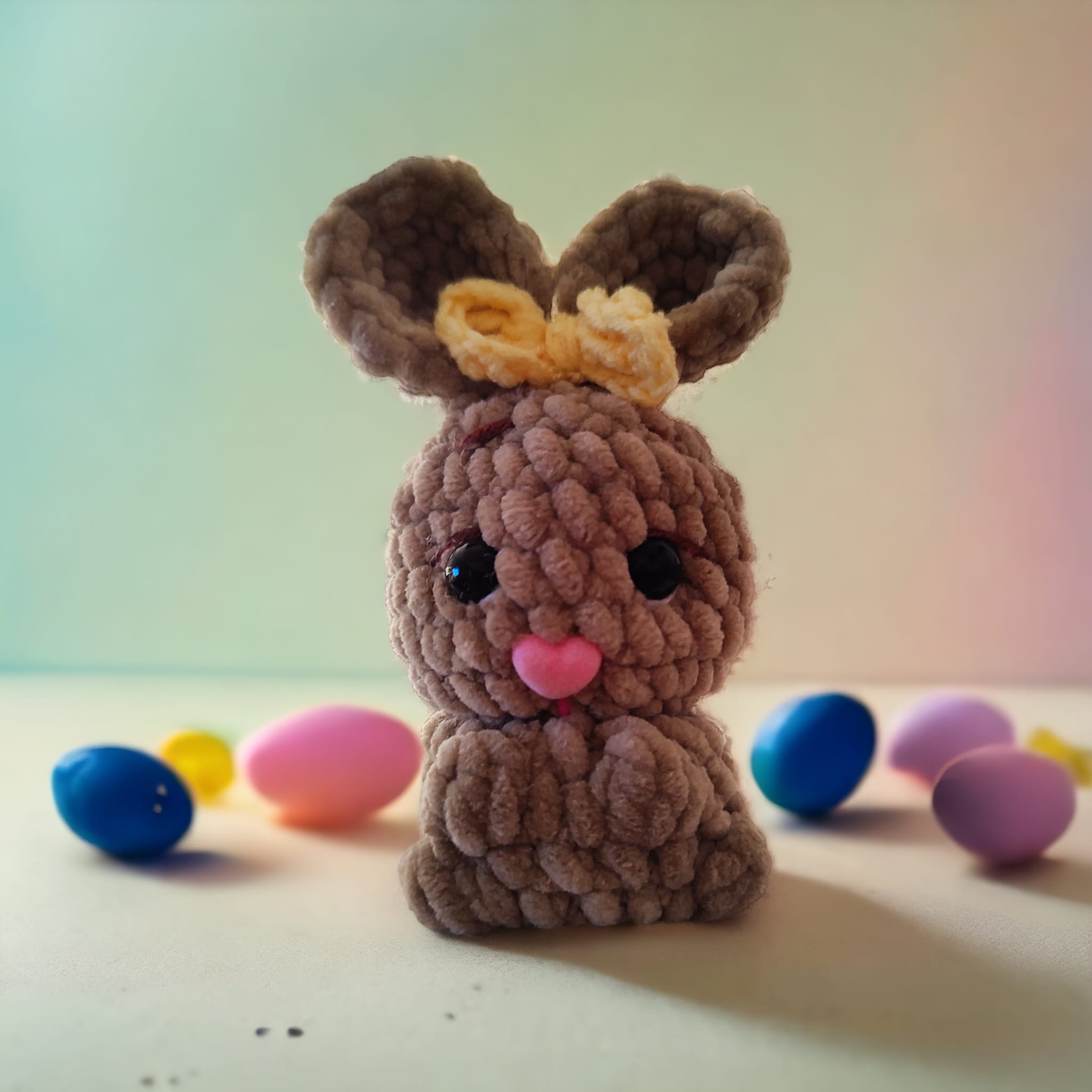 Mini królik na szydełku - seria Mini Mini - obrazek 3