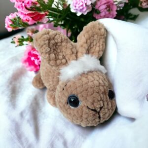 Zajączek wielkanocny na szydełku